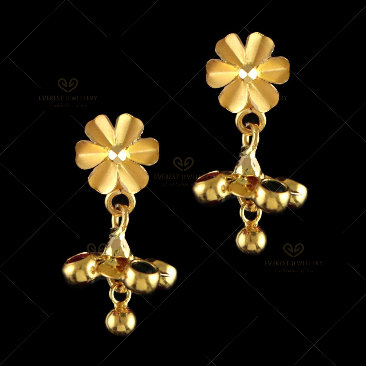 Gold18kt Latest Earrings For Girls And Women – Welcome to Rani Alankar