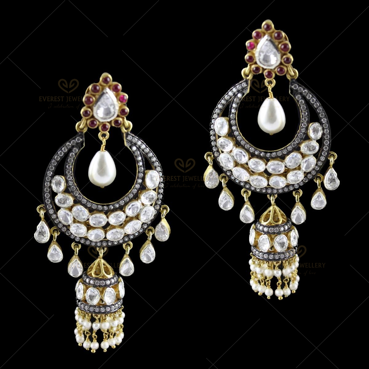 Peach Meenakari Kundan Jhumka/indian Earrings/pakistani Earrings/bollywood  Earrings/pink Pearl Earrings/punjabi Jhumki - Etsy Canada | Fancy jewellery  designs, Indian jewellery design earrings, Fancy jewellery