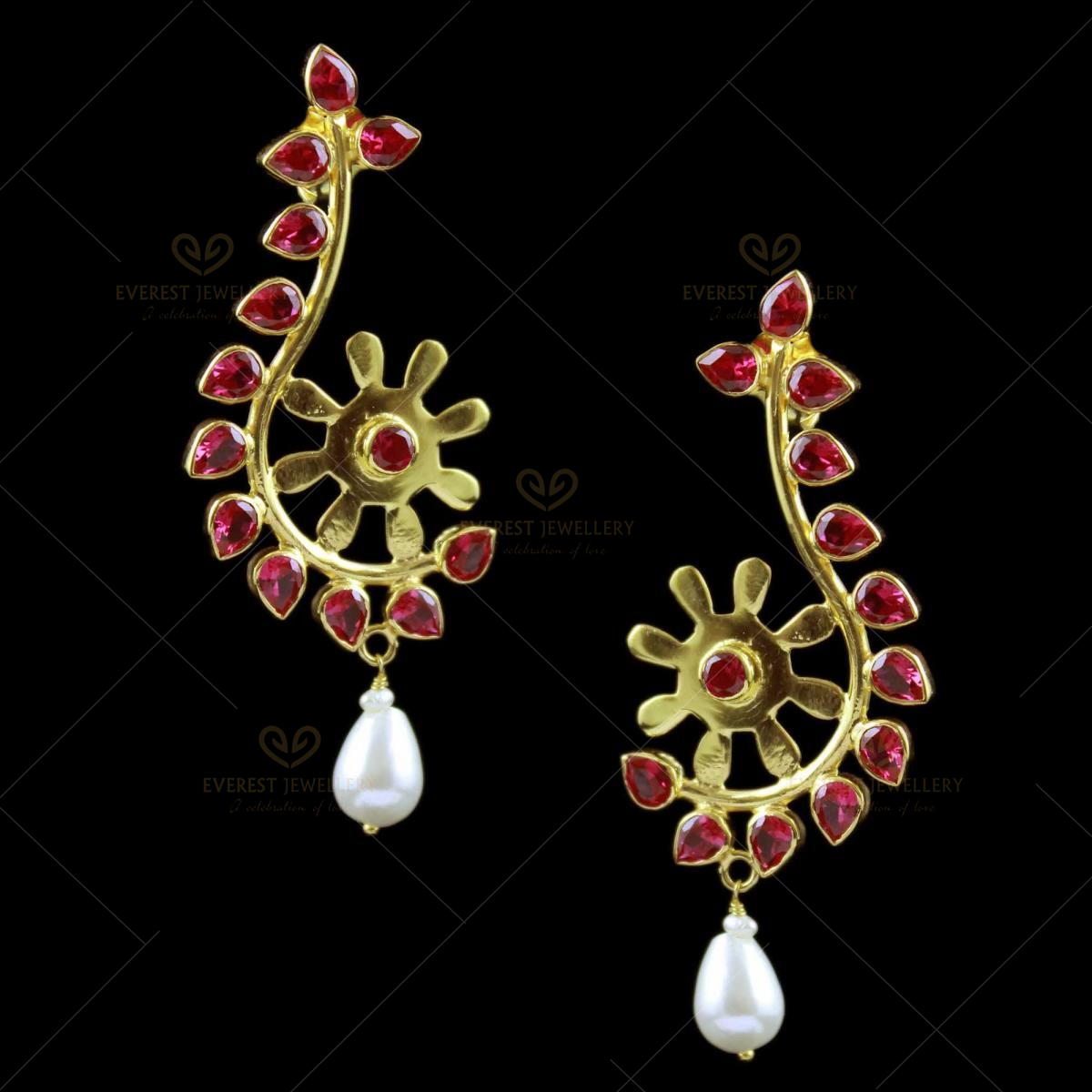 Chingari Jewellery - Anyone fancy a koppu (in Tamil) or Bugudi ( in  kannada).?? It is a earpiece worn in a hole pierced on the top of the  ear..vertically ..with one decorative